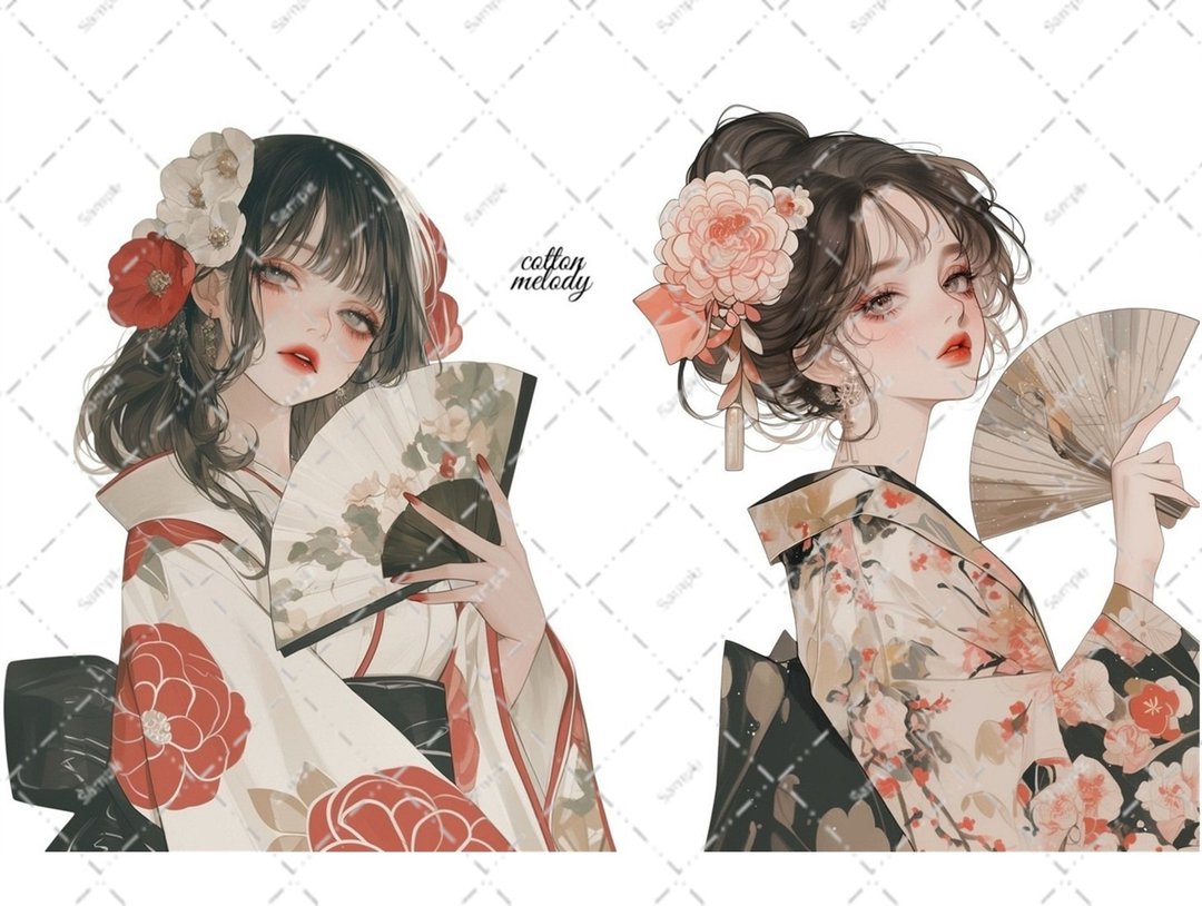 原创贴纸 no.7696 人物贴纸 原创贴纸 人物贴纸 女孩贴纸 原创人物贴纸 - 贴纸 - 纸 
