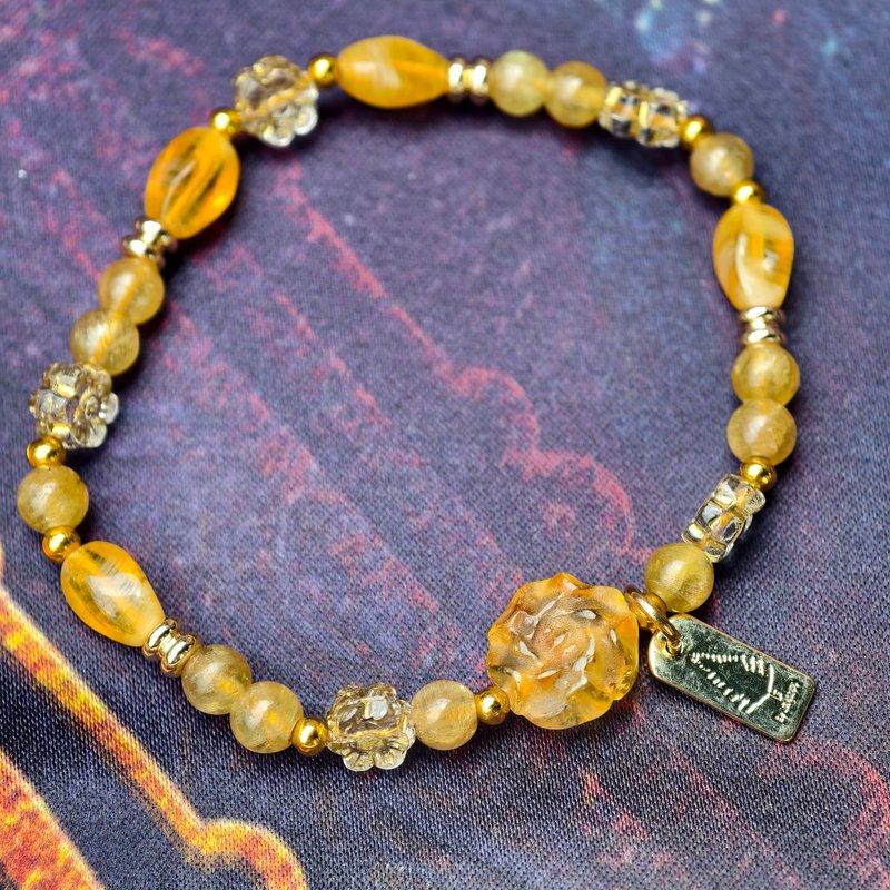 创意 设计 手链 朝日之露 Morning Light - 手链/手环 - 水晶 黄色