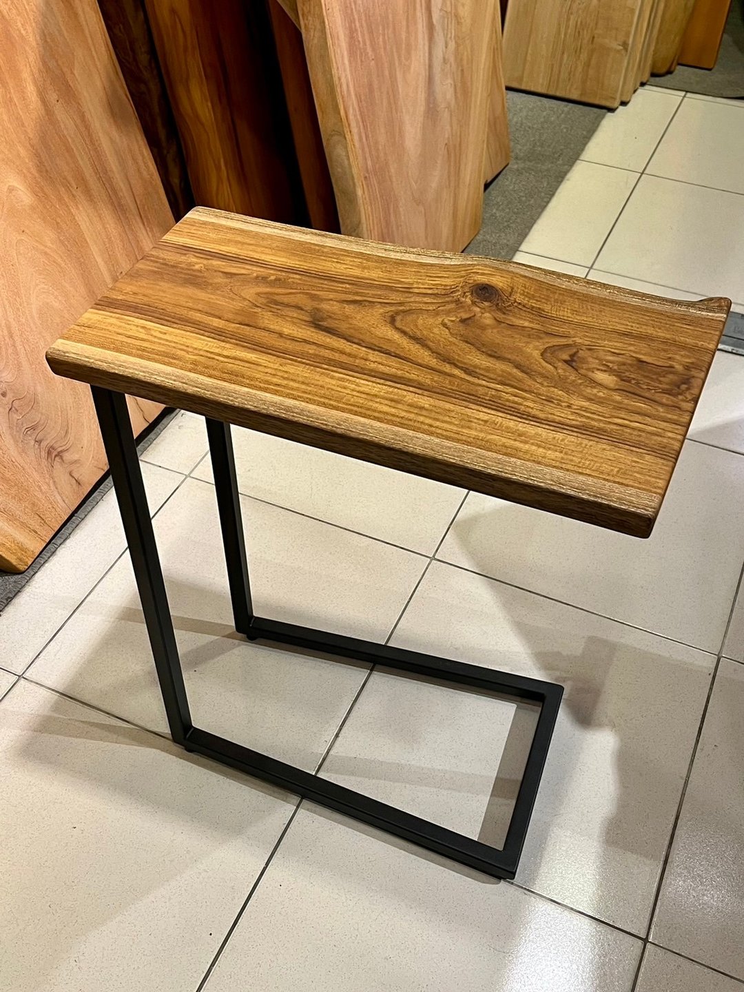 谢木木工作室 台湾柚木边几 48*25*H60cm 直式 矮桌 边桌 小桌子 - 其他家具 - 木头 