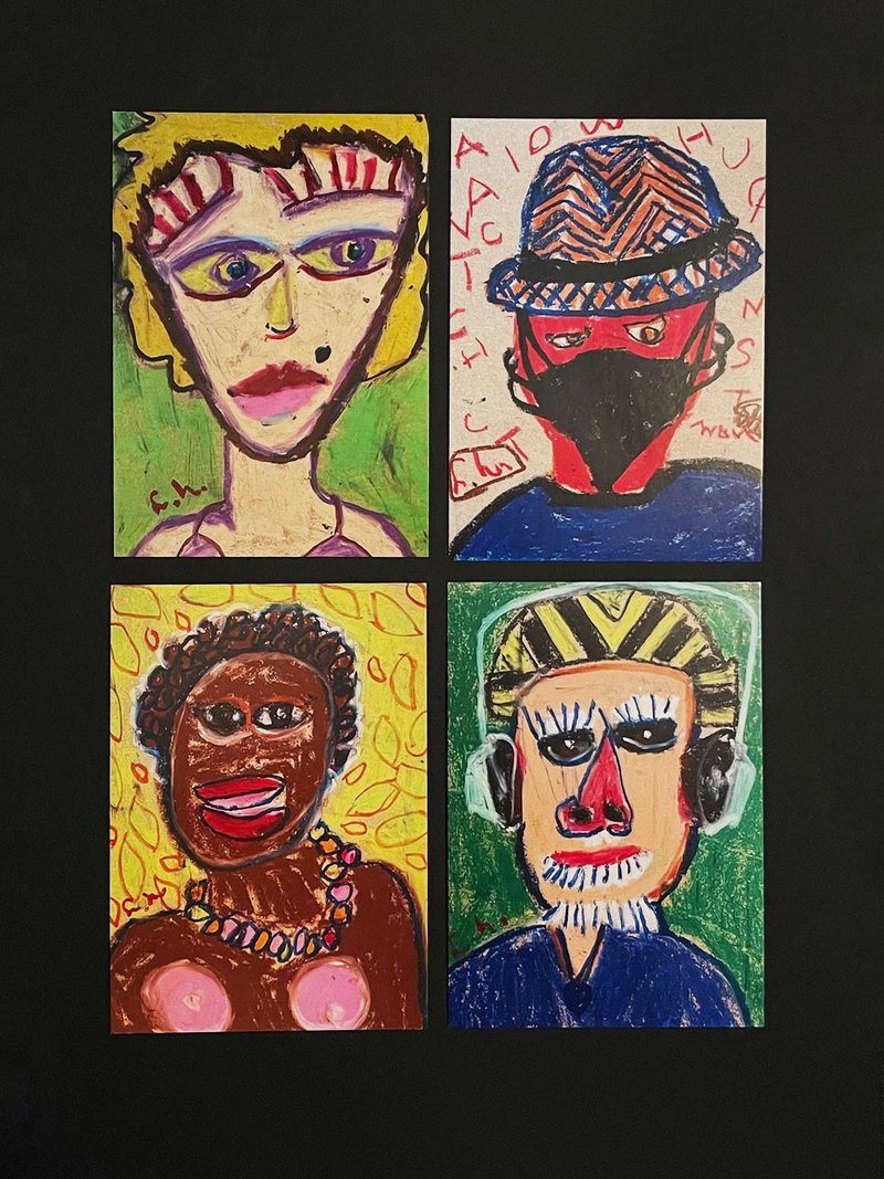 【艺术家系列】画家人物志 - 卡片/明信片 - 纸 多色