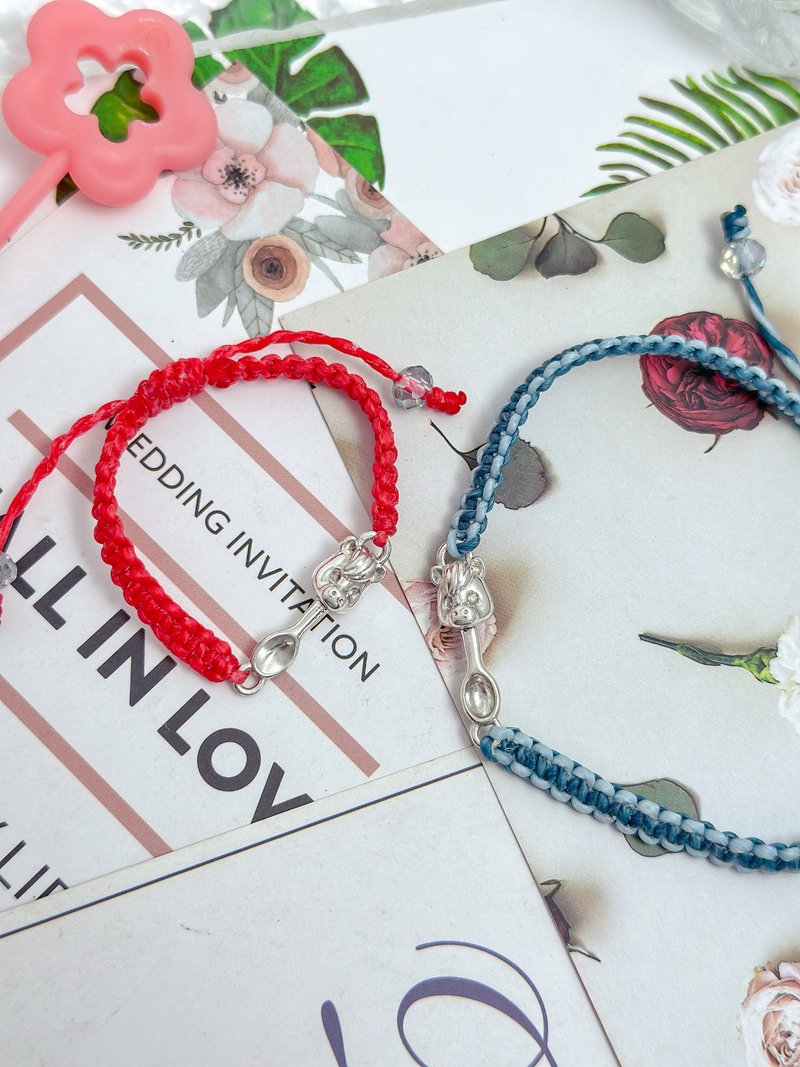 马宝纯银汤匙手链  | 宝宝弥月礼 周岁礼 925纯银 - 婴儿饰品 - 纯银 