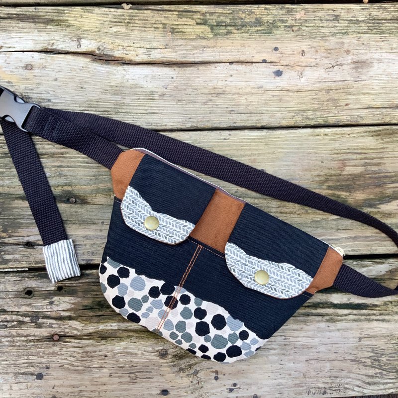 很帅气的腰包/单肩包 - 侧背包/斜挎包 - 棉．麻 