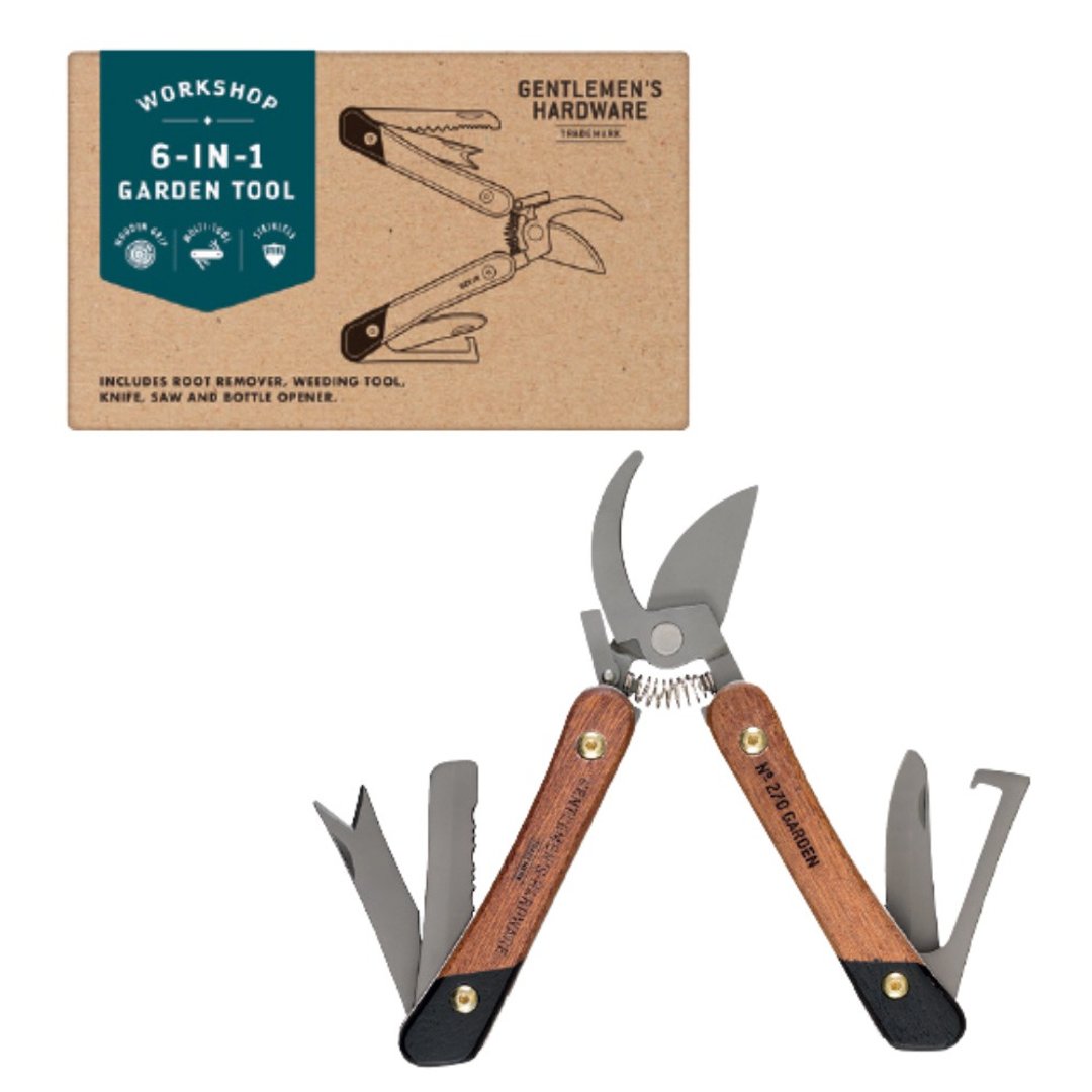 【Gentlemen's Hardware】园艺多功能工具 - 植栽/盆栽 - 不锈钢 咖啡色