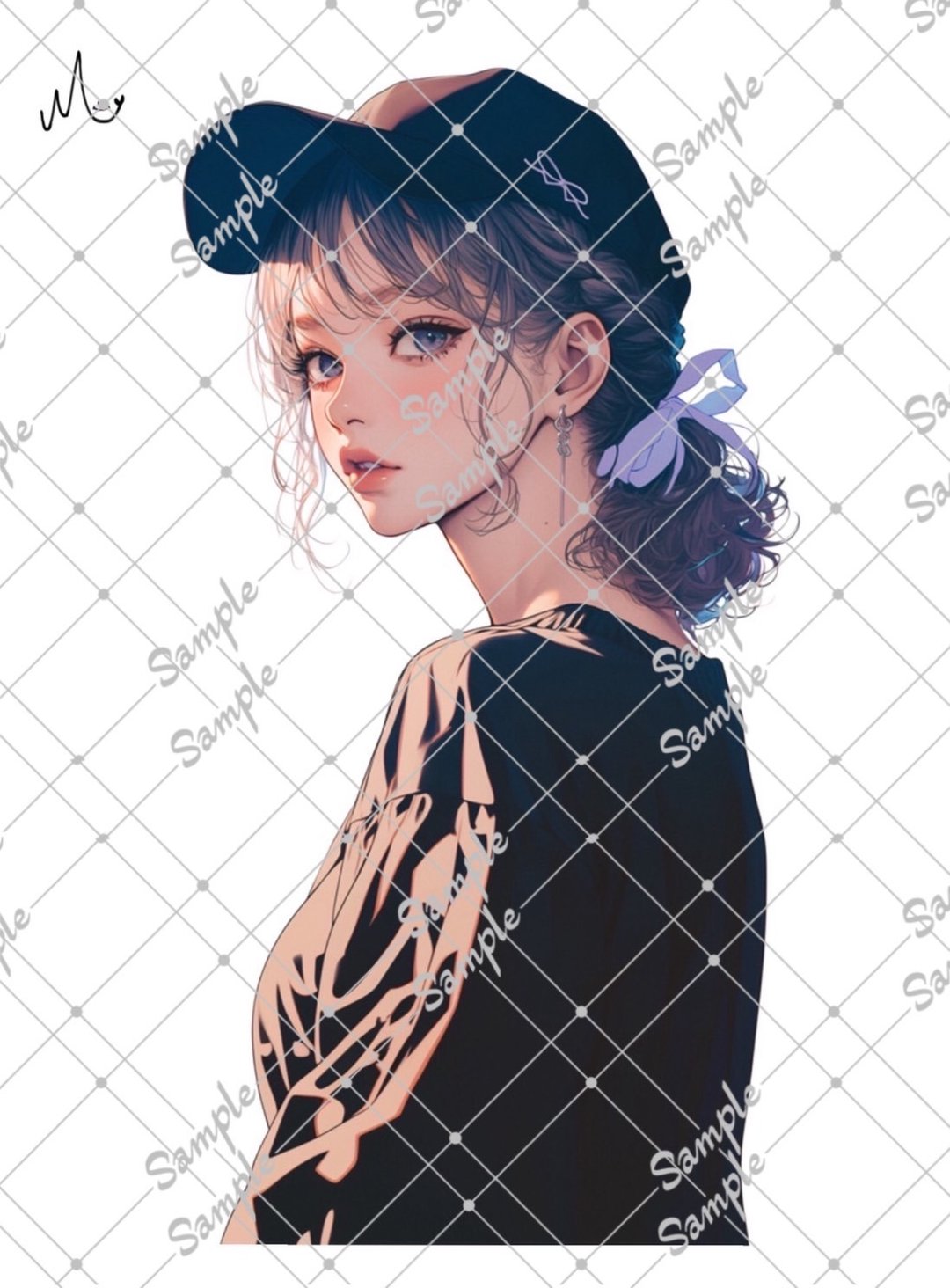 原创人物贴纸 8月新款 - 贴纸 - 纸 