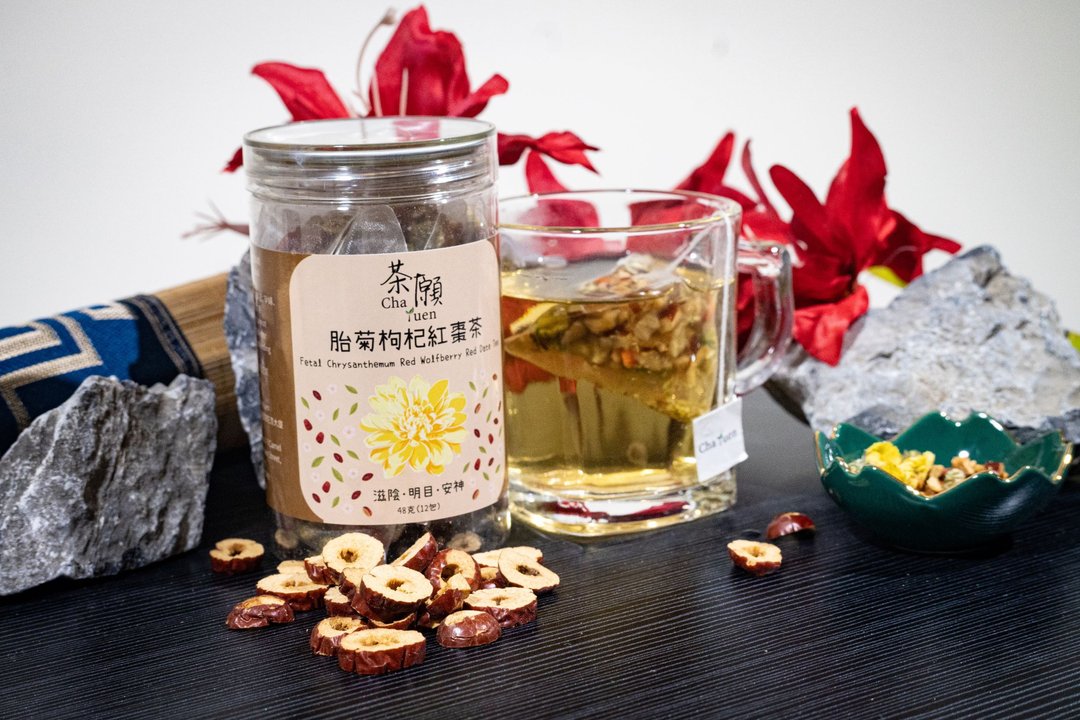 茶愿 - 胎菊枸杞红枣茶 (12包装) 滋阴 明目 安神 - 茶 - 其他材质 