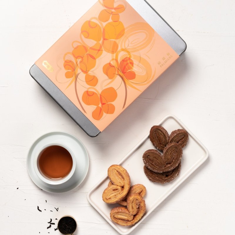 奇华饼家-蝴蝶双心礼盒 - 手工饼干 - 其他材质 橘色