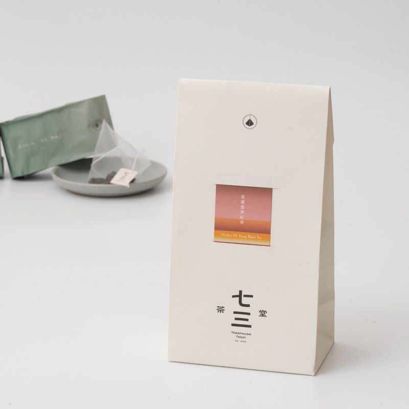 七三茶堂 立体茶包丨花莲蜜香红茶 24入–生活袋 - 茶 - 纸 白色