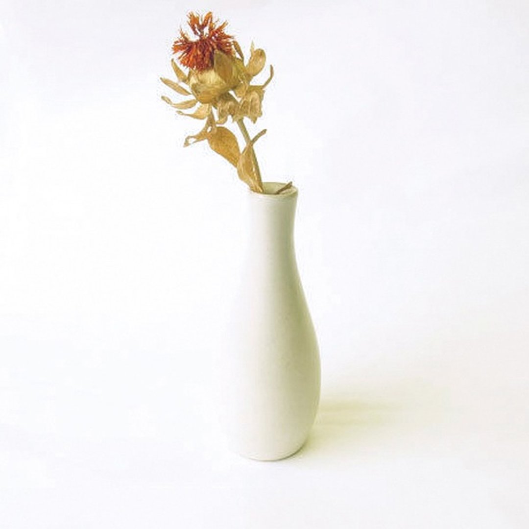 Flower vase (white) - 植栽/盆栽 - 陶 