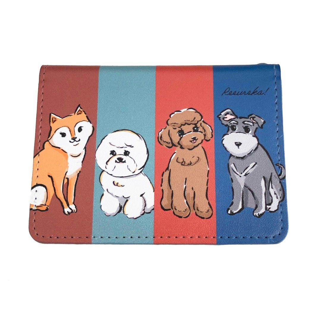 Bifold Pass Case : All Star Dogs - 化妆包/杂物包 - 人造皮革 
