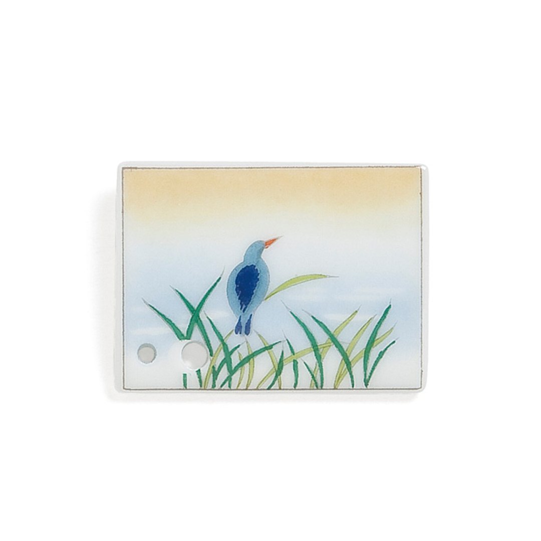 日本【松荣堂】瓷香台 Kingfisher / Ryobo 翠鸟 - 香薰/精油/线香 - 瓷 