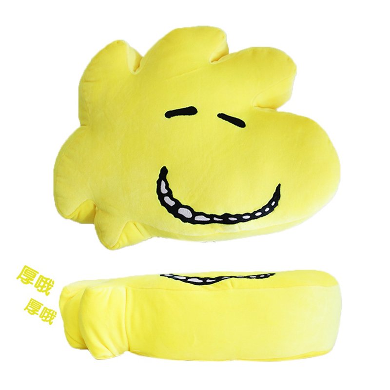 史努比 抱枕 糊涂塔克 午睡枕 snoopy Woodstock 胡士托 - 枕头/抱枕 - 聚酯纤维 黄色