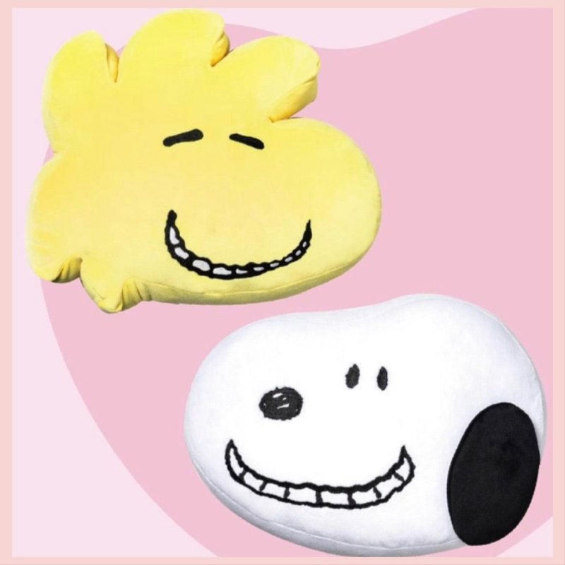 史努比 抱枕 糊涂塔克 午睡枕 snoopy Woodstock 胡士托 - 枕头/抱枕 - 聚酯纤维 黄色