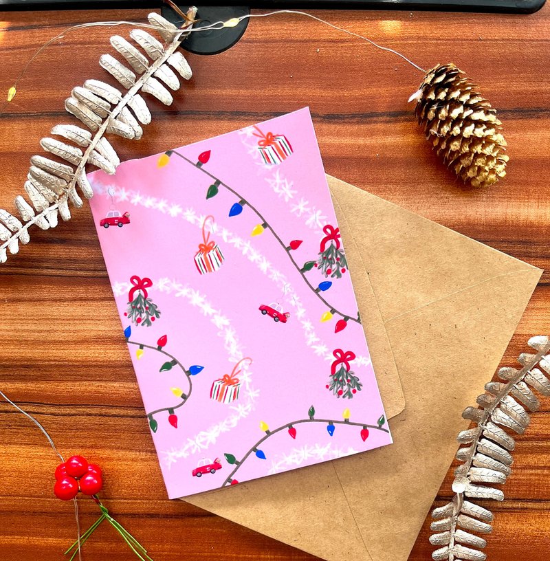 香港圣诞卡 - 卡片/明信片 - 纸 多色