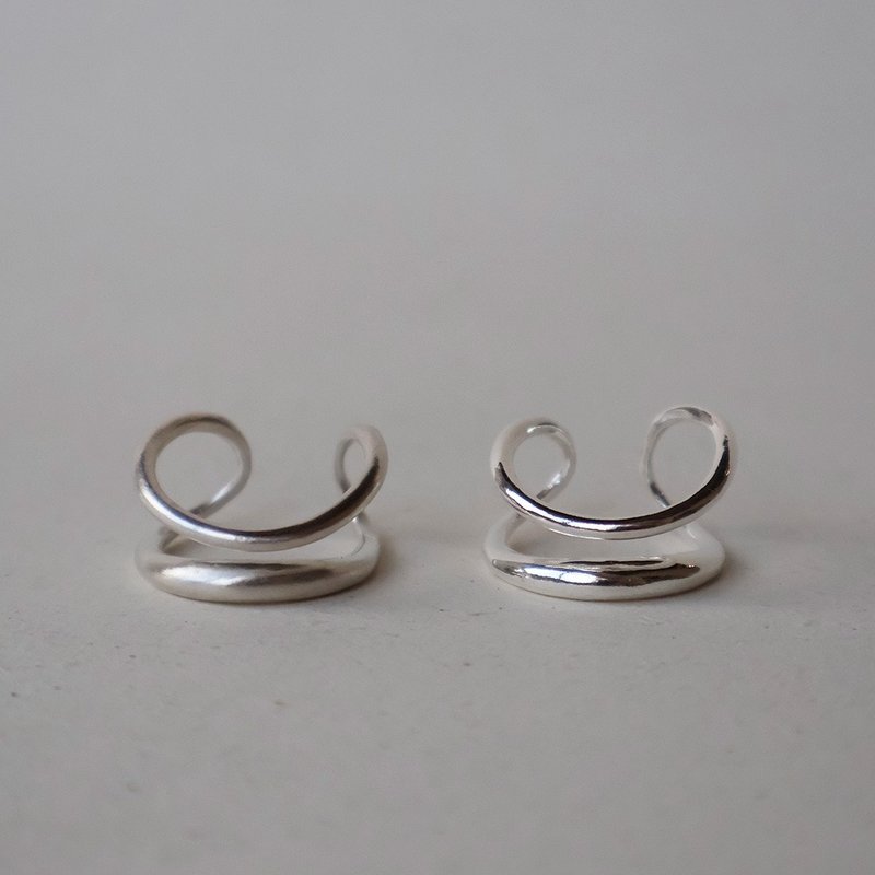 Swing Ring 纯银厚戒 - 戒指 - 其他金属 银色