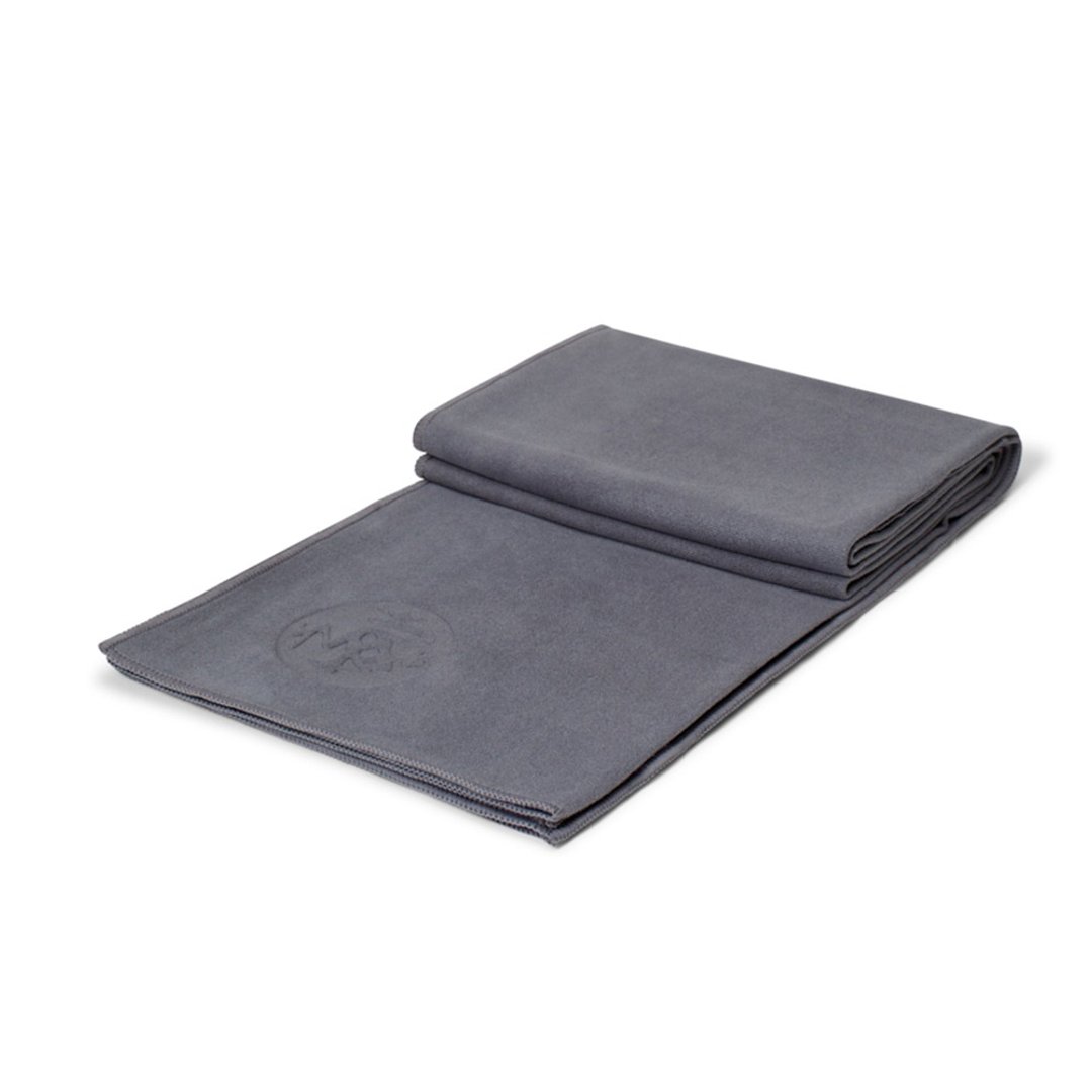 【Manduka】eQua Towel 瑜珈铺巾 - Thunder (湿止滑) - 运动配件 - 聚酯纤维 灰色