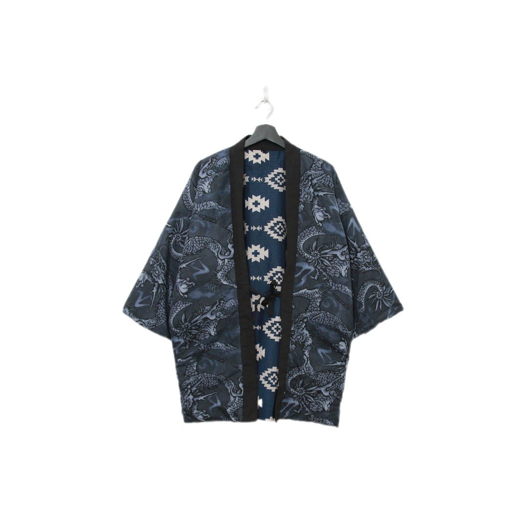 Back to Green-日本带回袢天pt-01两面可穿 龙 满版/vintage - 居家服/睡衣 - 棉 