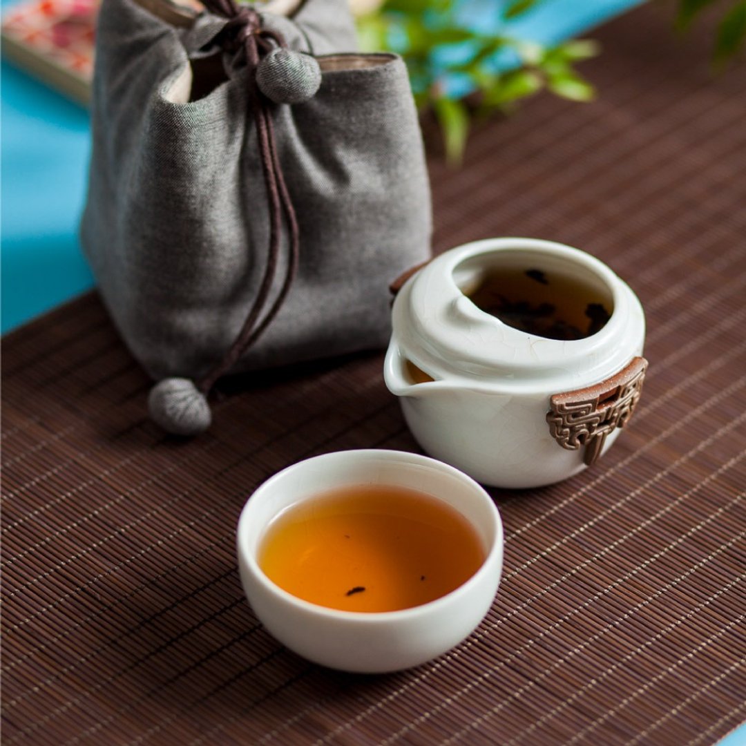 【礼物首选】国立历史博物馆 X 陆宝 黄玉随手泡 1 壶 1 杯 + 便携包 - 茶具/茶杯 - 瓷 黄色