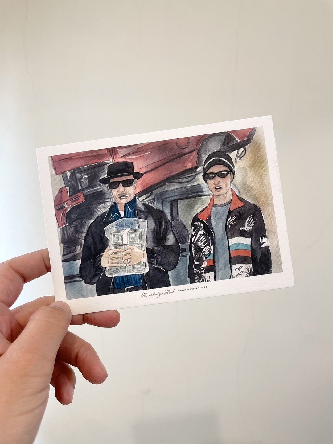 绝命毒师Breaking Bad / 电影美剧插画明信片 - 卡片/明信片 - 纸 