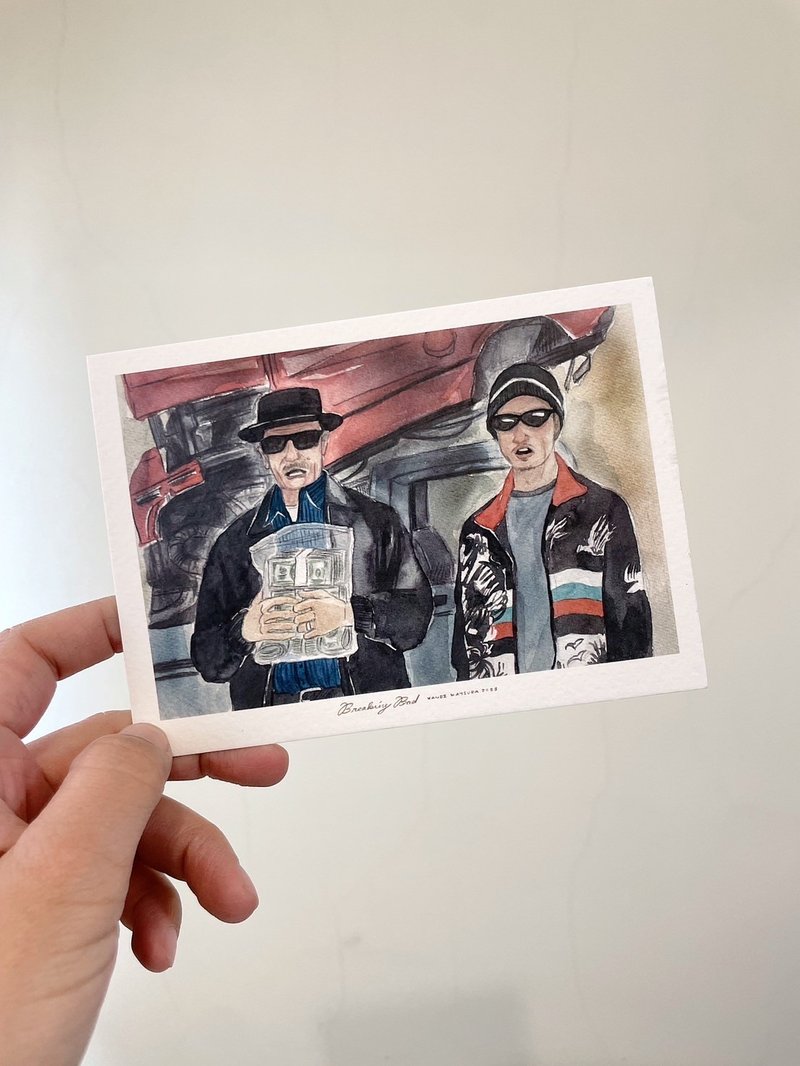 绝命毒师Breaking Bad / 电影美剧插画明信片 - 卡片/明信片 - 纸 