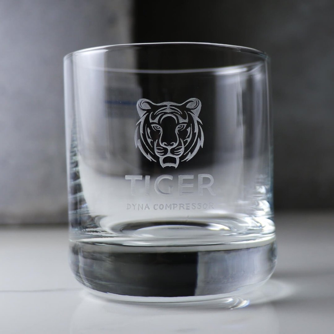 285cc【老虎LOGO】SCHOTT ZWIESEL德国蔡司水晶威士忌杯 - 酒杯/酒器 - 玻璃 灰色