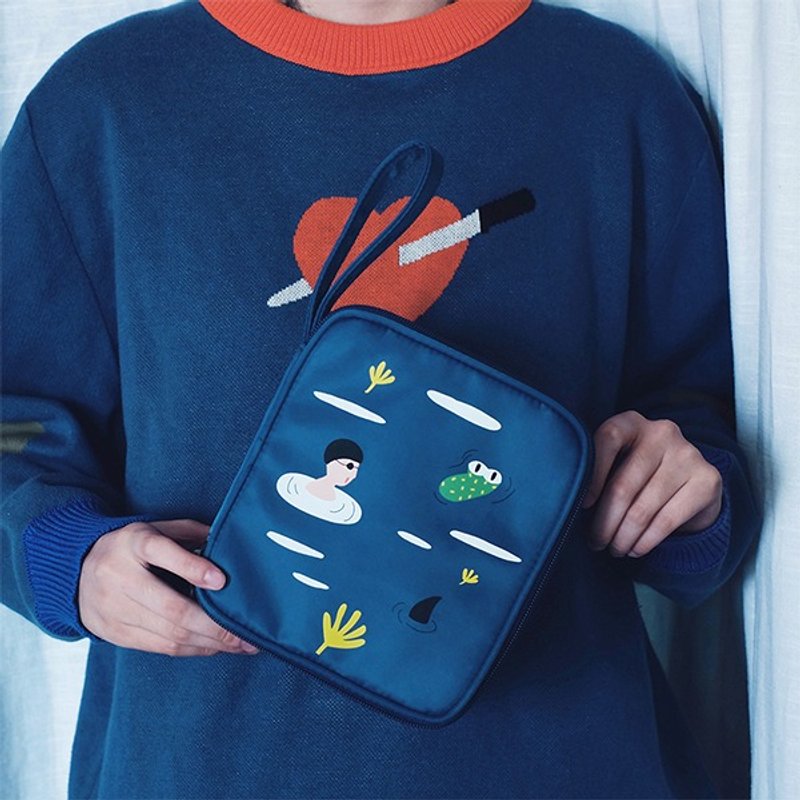 【旅行|畢業禮物】komeshop 海洋收纳包化妆包/杂物包 - 化妆包/杂物包 - 其他材质 