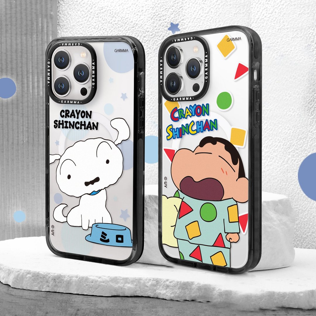 GARMMA 蜡笔小新 iPhone 15系列 磁吸款保护壳 - 手机壳/手机套 - 塑料 