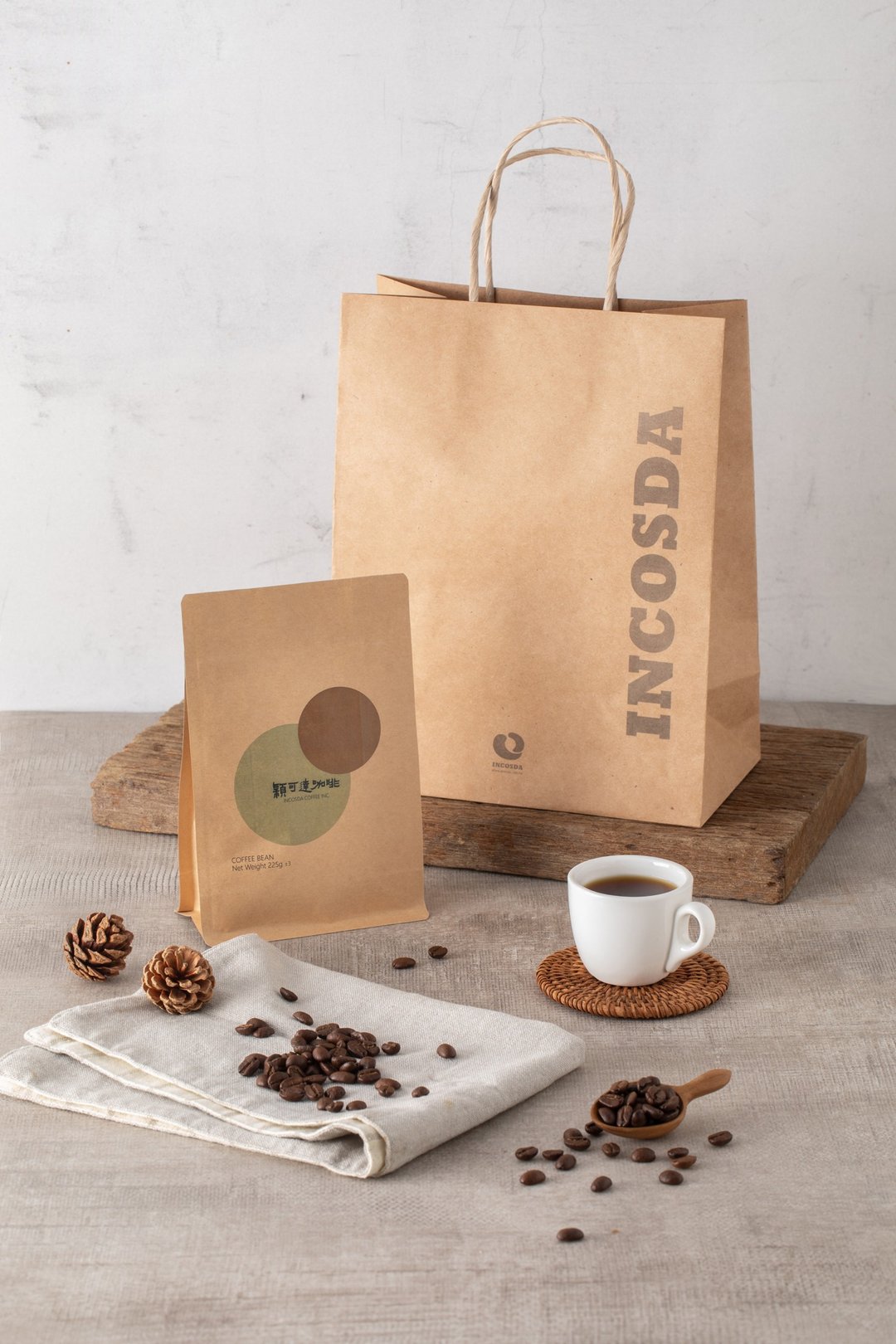 颖可达咖啡 | 精品咖啡 | INCOSDA Specialty Coffee  / 耳挂10入 - 咖啡 - 其他材质 