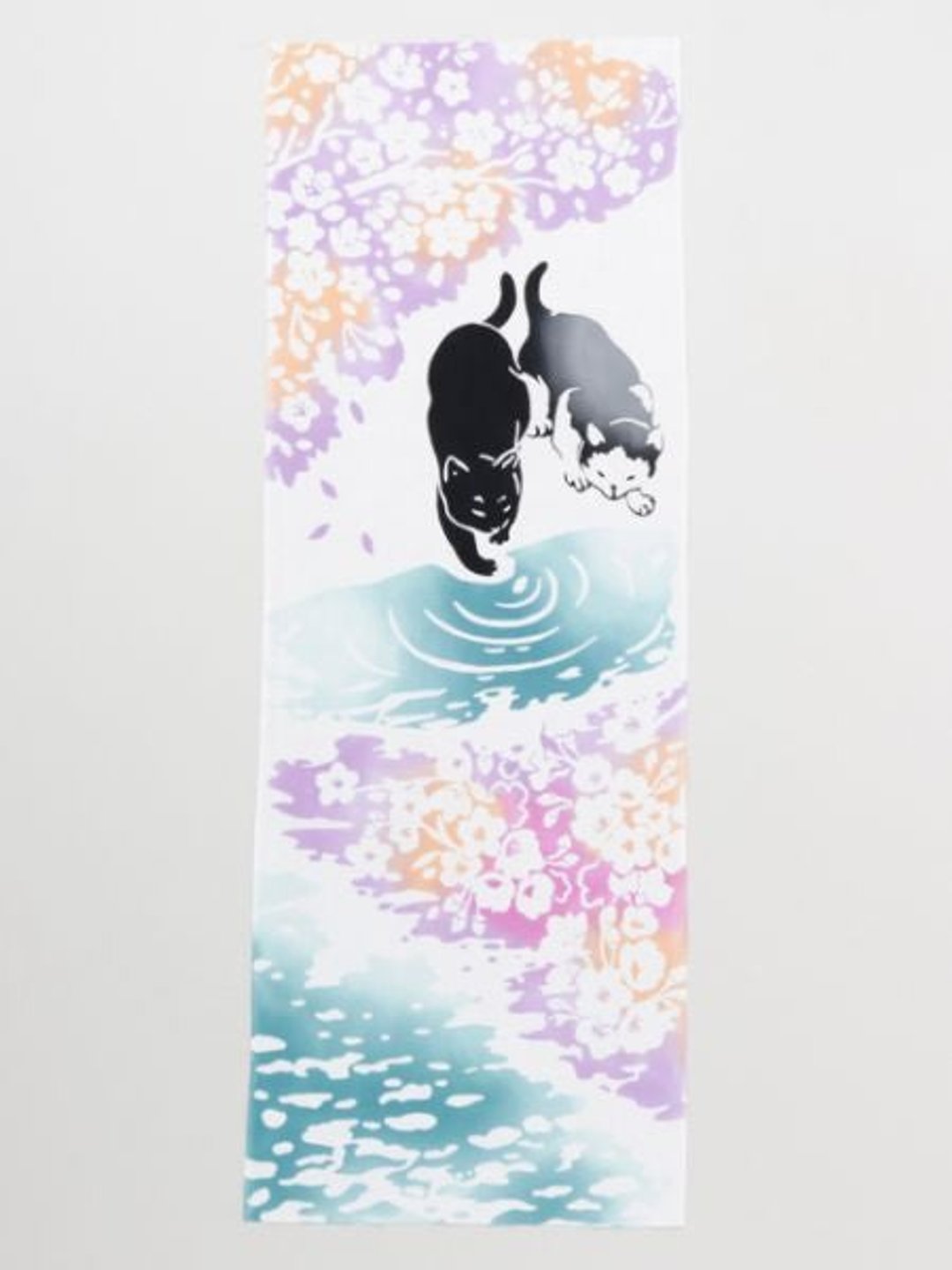 SAKURA Cat TENUGUI Towel - 毛巾浴巾 - 其他材质 