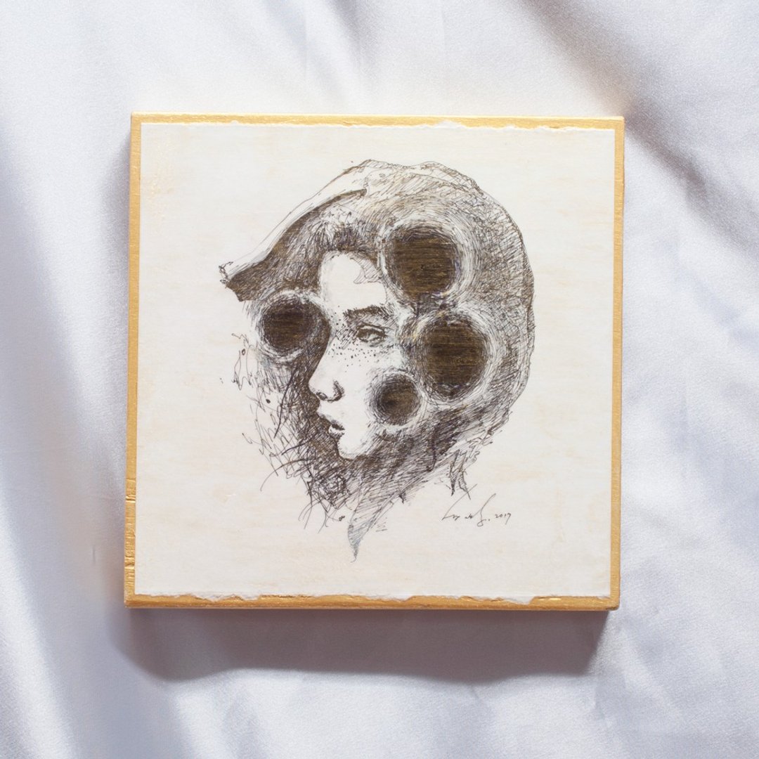 派对开始 / 时尚简约画作 - 海报/装饰画/版画 - 木头 白色