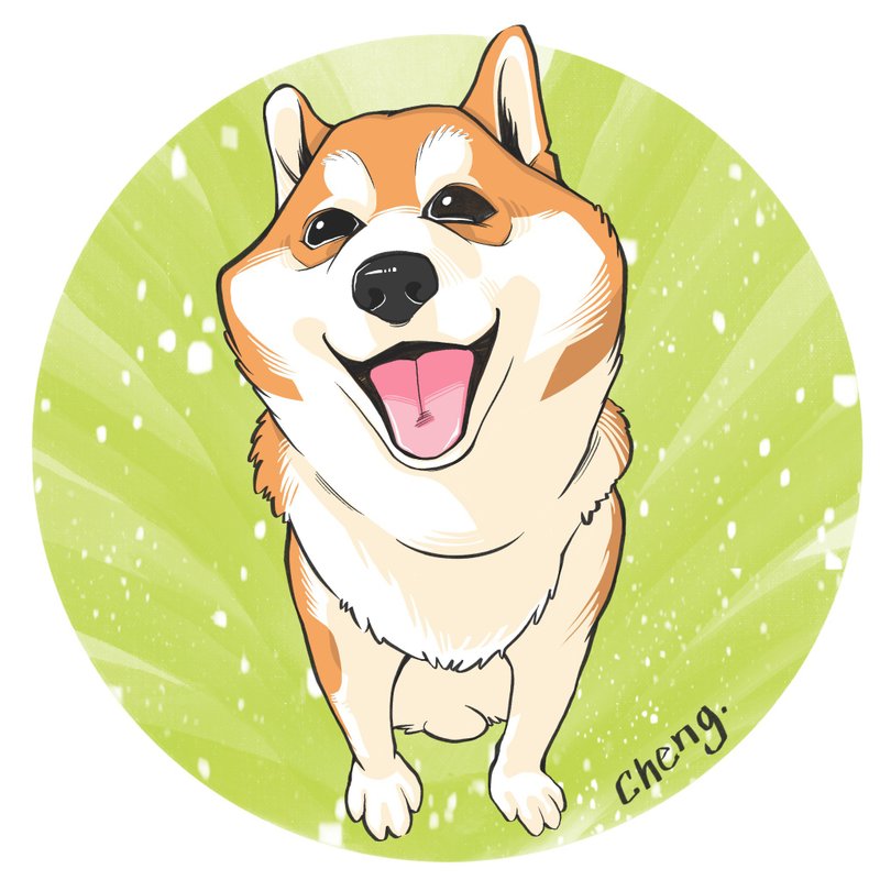 定制 / 个人头像/电子稿 - 订制画像 - 其他材质 蓝色