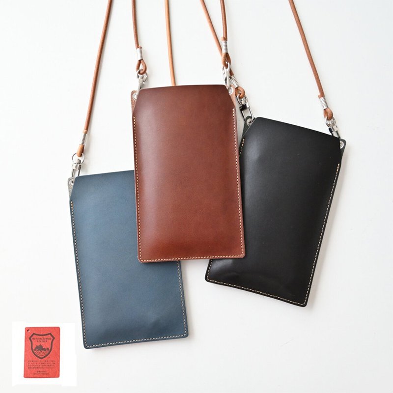 兼容于所有型号智慧型手机单肩包袋真皮油皮革 [智慧型手机袋] 肩斜背包皮革男士智慧型手机袋礼物 DC01M - 手机配件 - 真皮 咖啡色