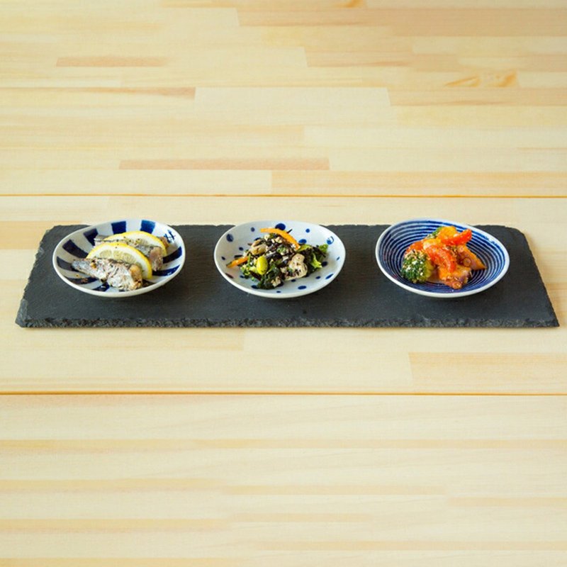 【西海陶器】波佐见烧 蓝玉纹五件式酱料碟 (5件式) - 礼盒组 - 浅碟/小碟子 - 其他材质 多色