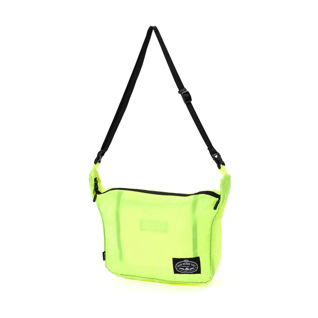 日本限定POLER Light Stuff Stroll Shoulder 轻量随行肩包 / 黄 - 侧背包/斜挎包 - 尼龙 黄色