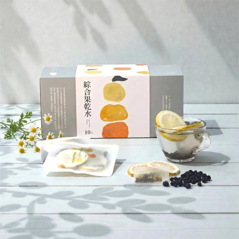 Fruitea 冻干鲜果茶・薰衣草蓝莓洋甘菊柠檬 (10 入/盒)・加量 50%・ - 茶 - 新鲜食材 
