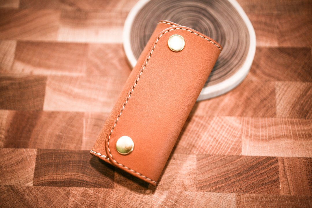 Key Case (Brown) - Key Case (CAMEL) - - 皮件 - 真皮 咖啡色