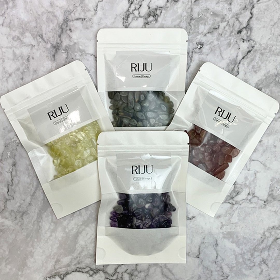 水晶净化消磁碎石-黄水晶 紫水晶 草莓晶 灰月光 办公室设备摆饰 - 摆饰 - 宝石 多色