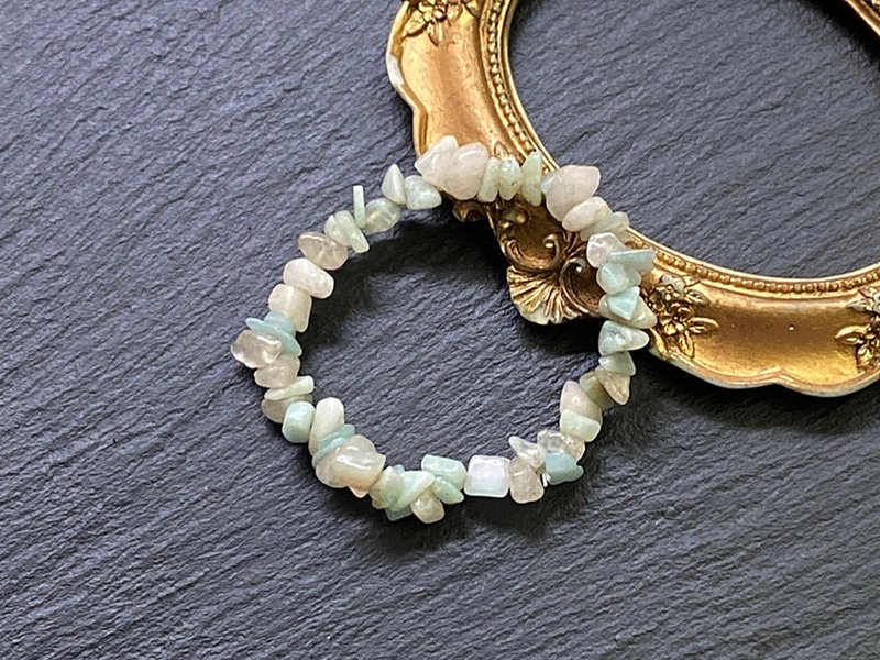 天河石不定型简约手链 希望之石 加强自信心 抽离负面思想 旺运势 - 手链/手环 - 水晶 多色