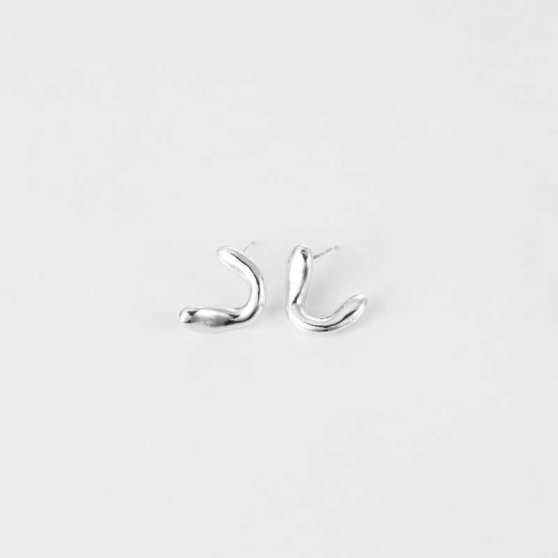 梦游 耳环 - 耳环/耳夹 - 纯银 