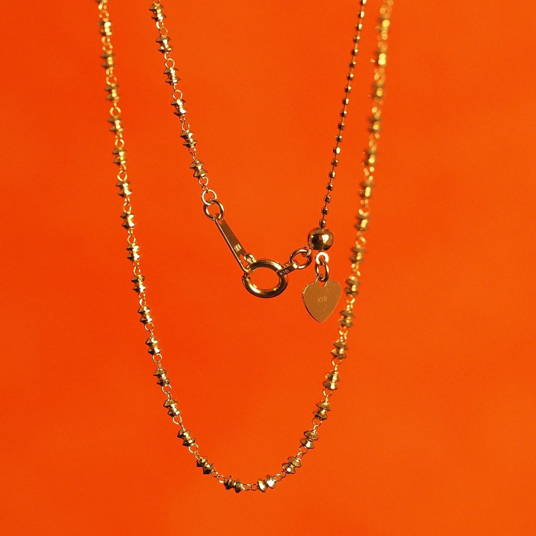 18K金双算盘项链 Double Abacus Necklace - 项链 - 贵金属 