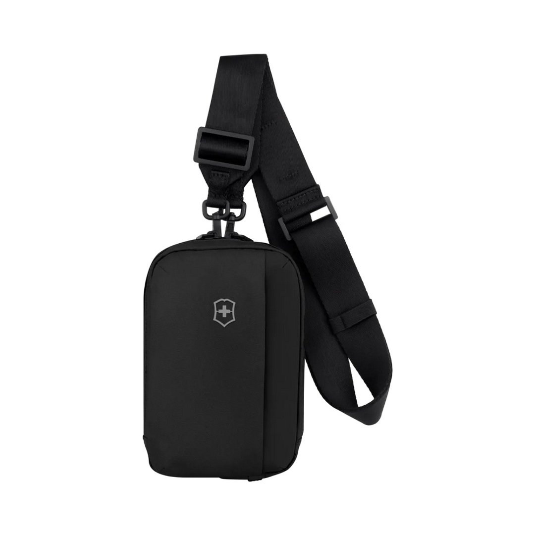 VICTORINOX 瑞士维氏 Travel Essentials City Pouch 黑 653376 - 侧背包/斜挎包 - 聚酯纤维 黑色