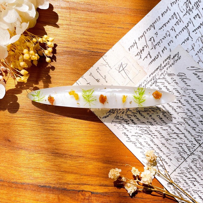 植物图鉴 秋之章 白 发夹 - 发饰 - 植物．花 白色