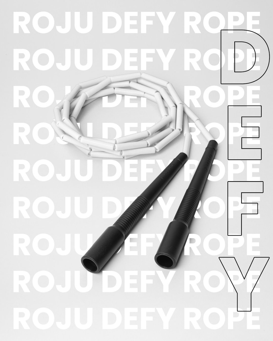 【DEFY】跳绳 节拍绳 拍子绳 3米 (重拍-白) - 运动/健身用品 - 塑料 白色