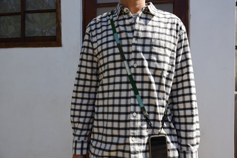 【可调整式挂脖斜背两用 / 减压手机背带】 - 挂绳/吊绳 - 棉．麻 多色