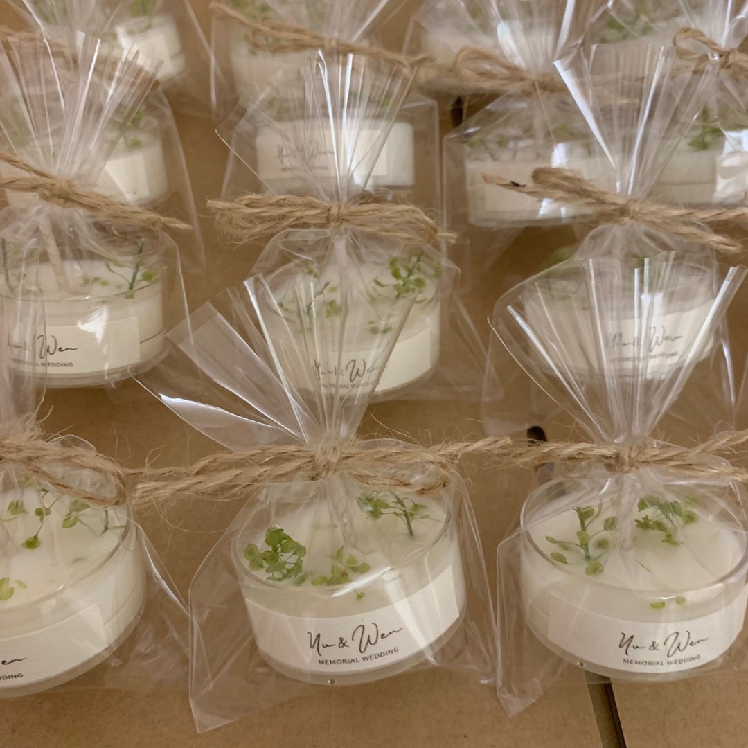 【多入优惠】SHELA-迷你小茶蜡-婚礼小物 企业礼 活动礼 - 蜡烛/烛台 - 蜡 白色