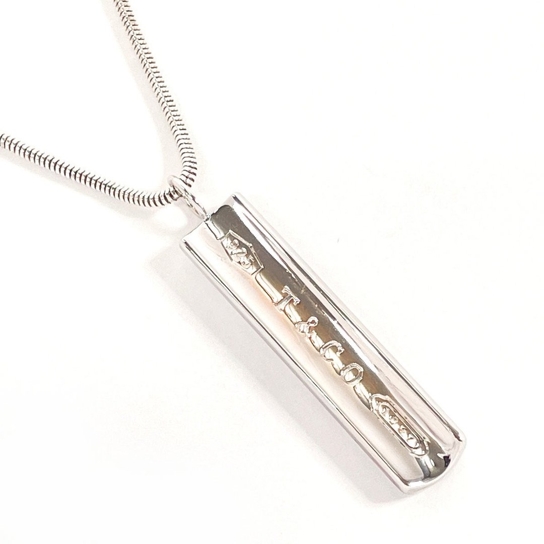 蒂芬妮 TIFFANY&Co. 项链 1837 条状吊坠 925银配件全新成品 - 项链 - 纯银 银色