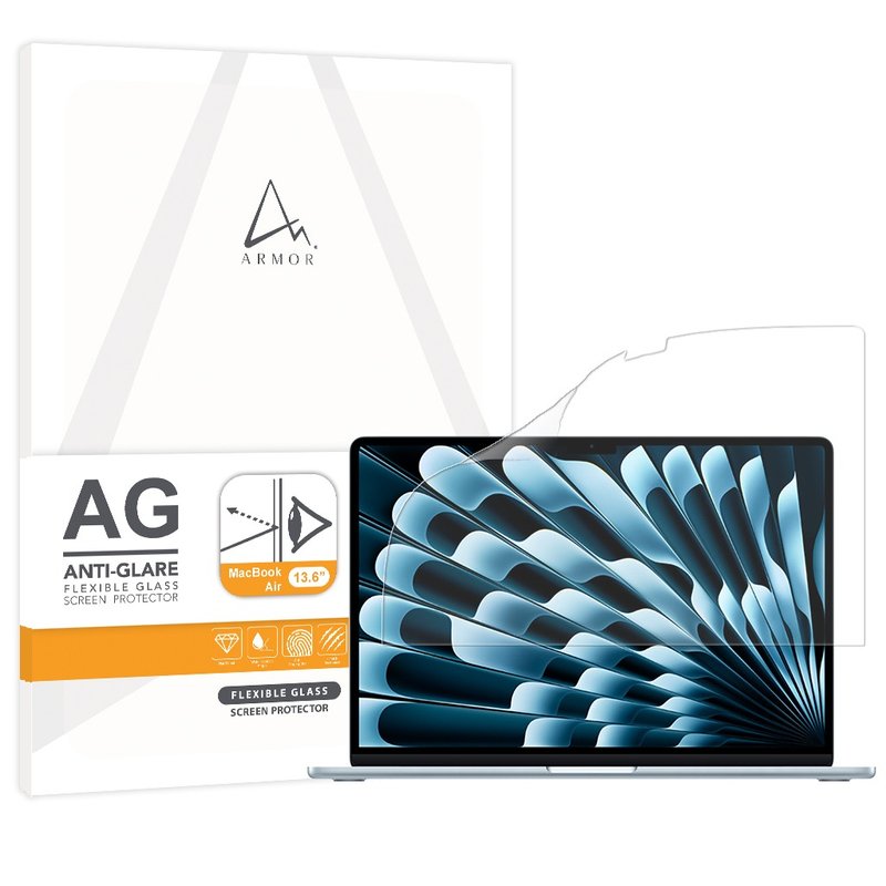 ARMOR MacBook Air 13.6 软性玻璃防眩光滤蓝光萤幕保护贴 - 电脑配件 - 其他材质 