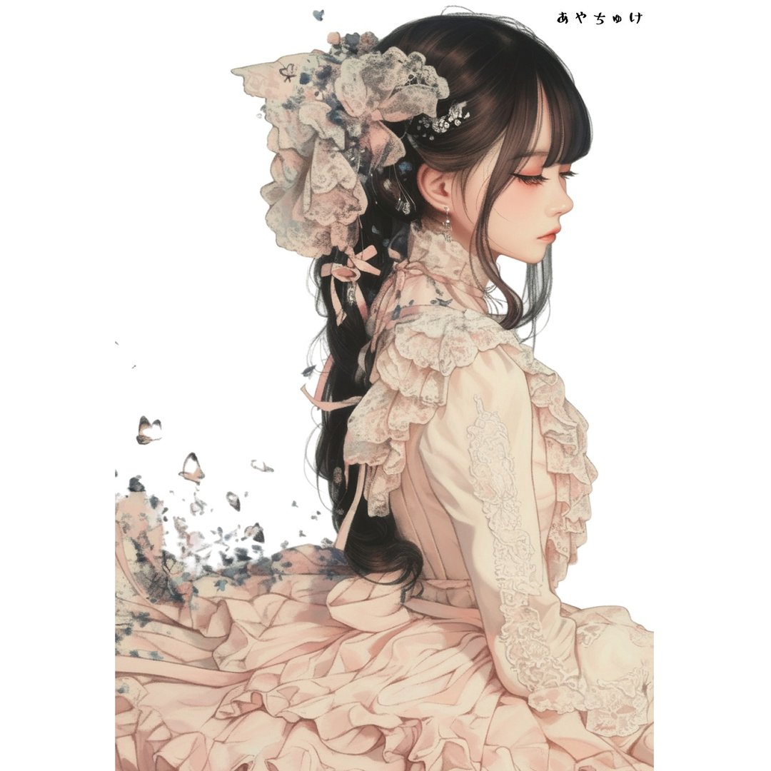 【3 月新品 1】07-117-0014 人物贴纸 质感透明感妆点 - 贴纸 - 纸 