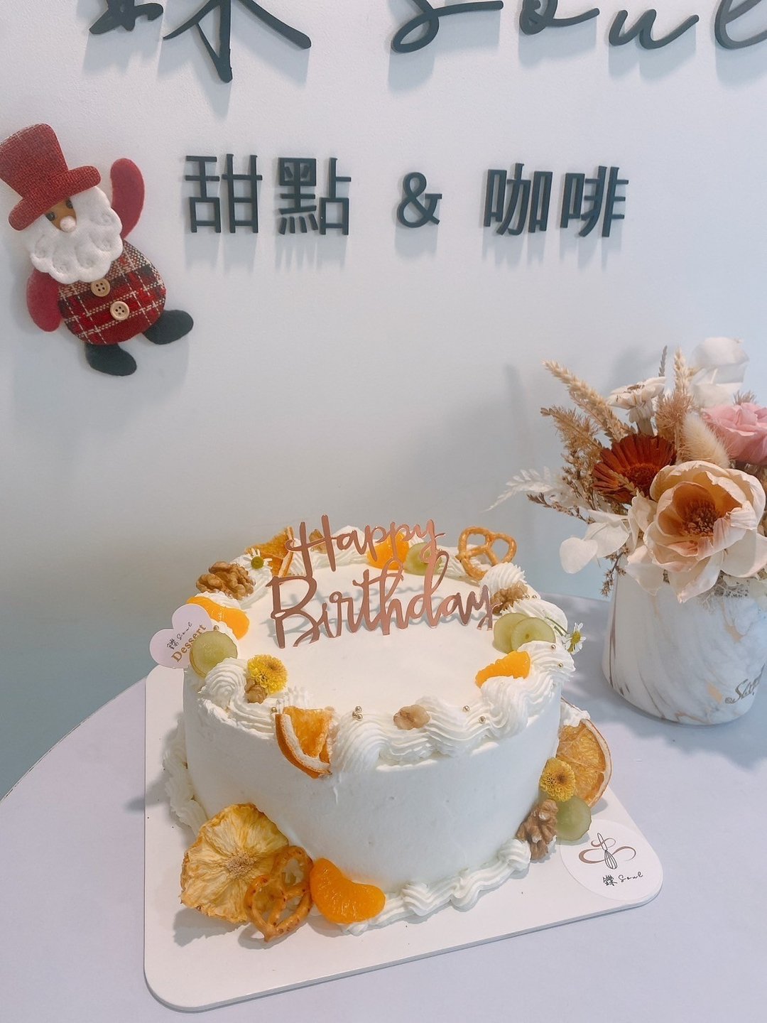 水果布丁蛋糕 公版蛋糕 鲜奶油挤花 铄甜点 定制化 生日蛋糕 8寸 - 蛋糕/甜点 - 新鲜食材 