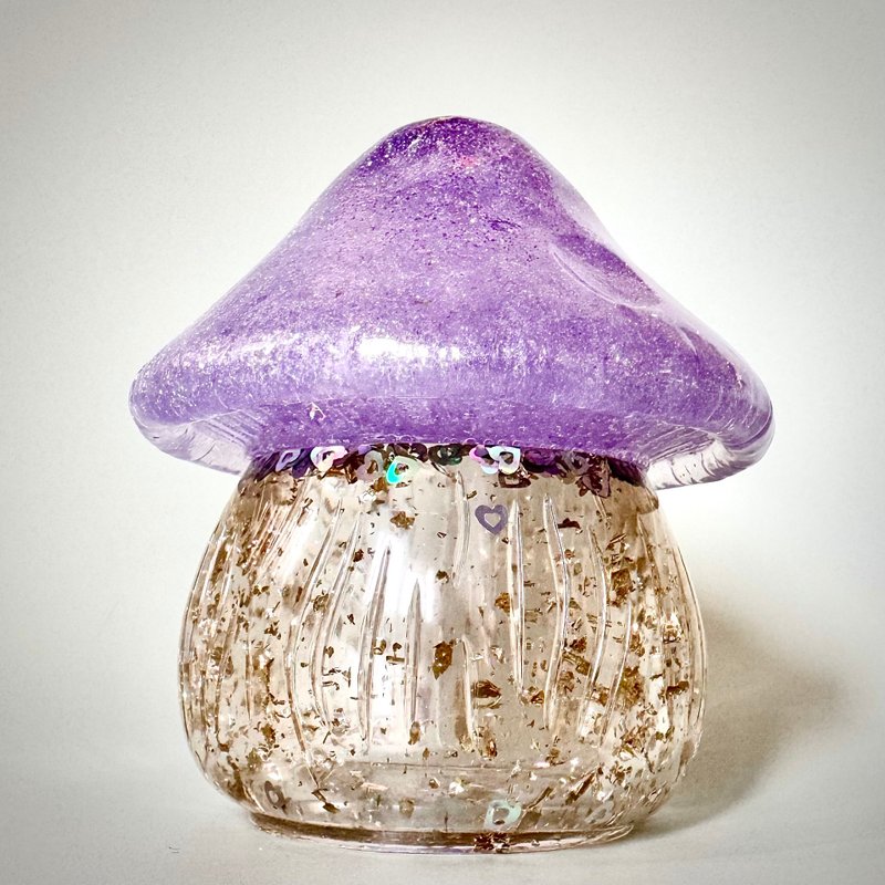 【浪漫时光屋】紫蘑菇罐 - 其他 - 树脂 