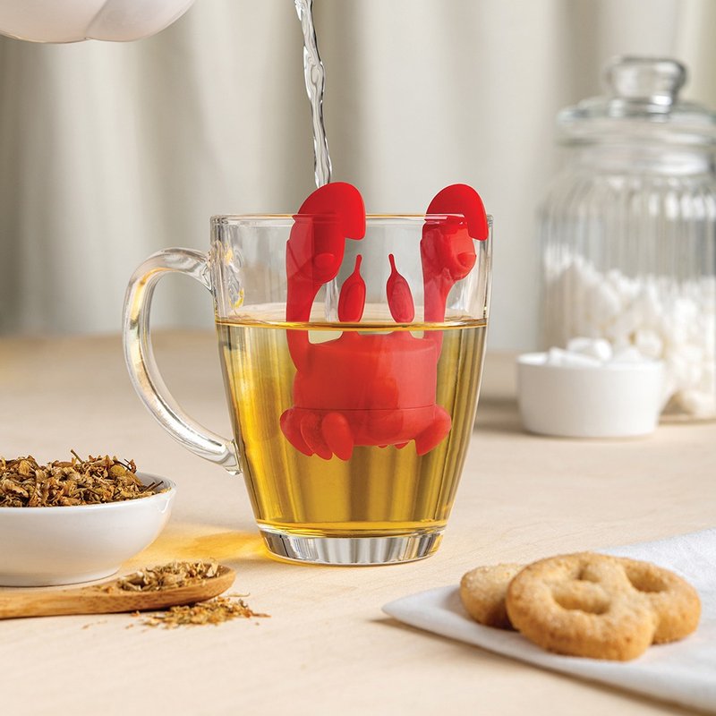 OTOTO 炙烧螃蟹-泡茶器 - 茶具/茶杯 - 硅胶 多色